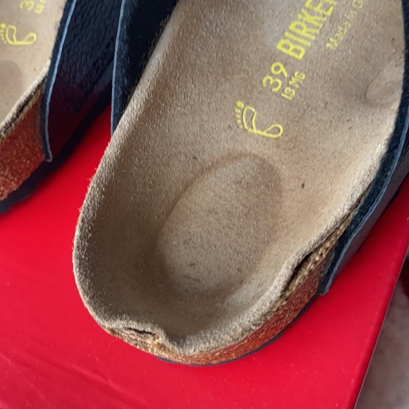 Birkenstock size 39 black gizeh sandals - Picture 3 of 9